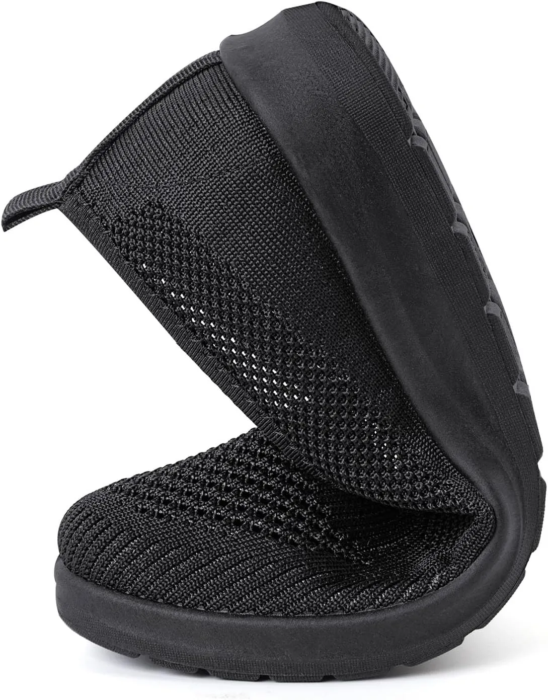 MUSSHOE Walking Shoes Women Breathe Mesh Slip On Sneakers Women Comfortable Lightweight