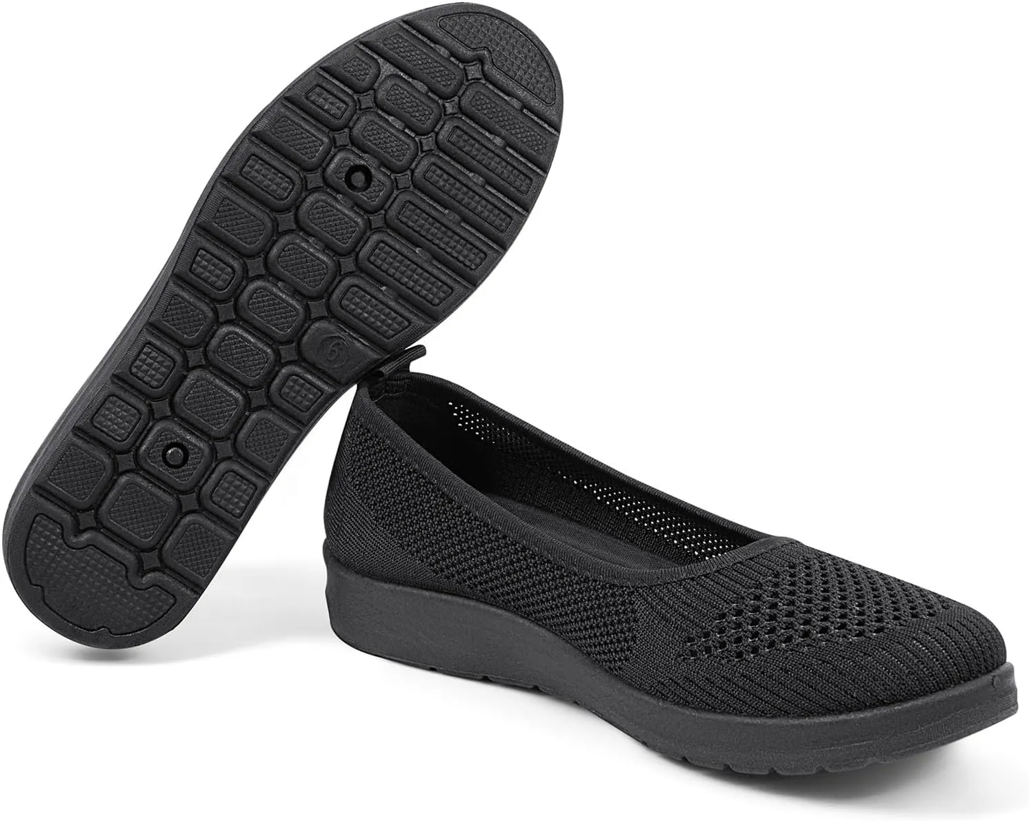 MUSSHOE Walking Shoes Women Breathe Mesh Slip On Sneakers Women Comfortable Lightweight