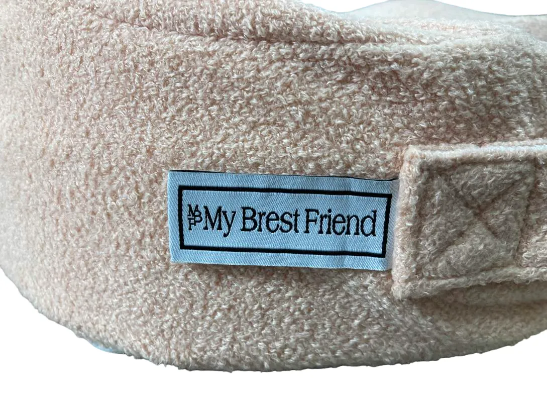 My Brest Friend Deluxe Nursing Pillow, Soft Rose