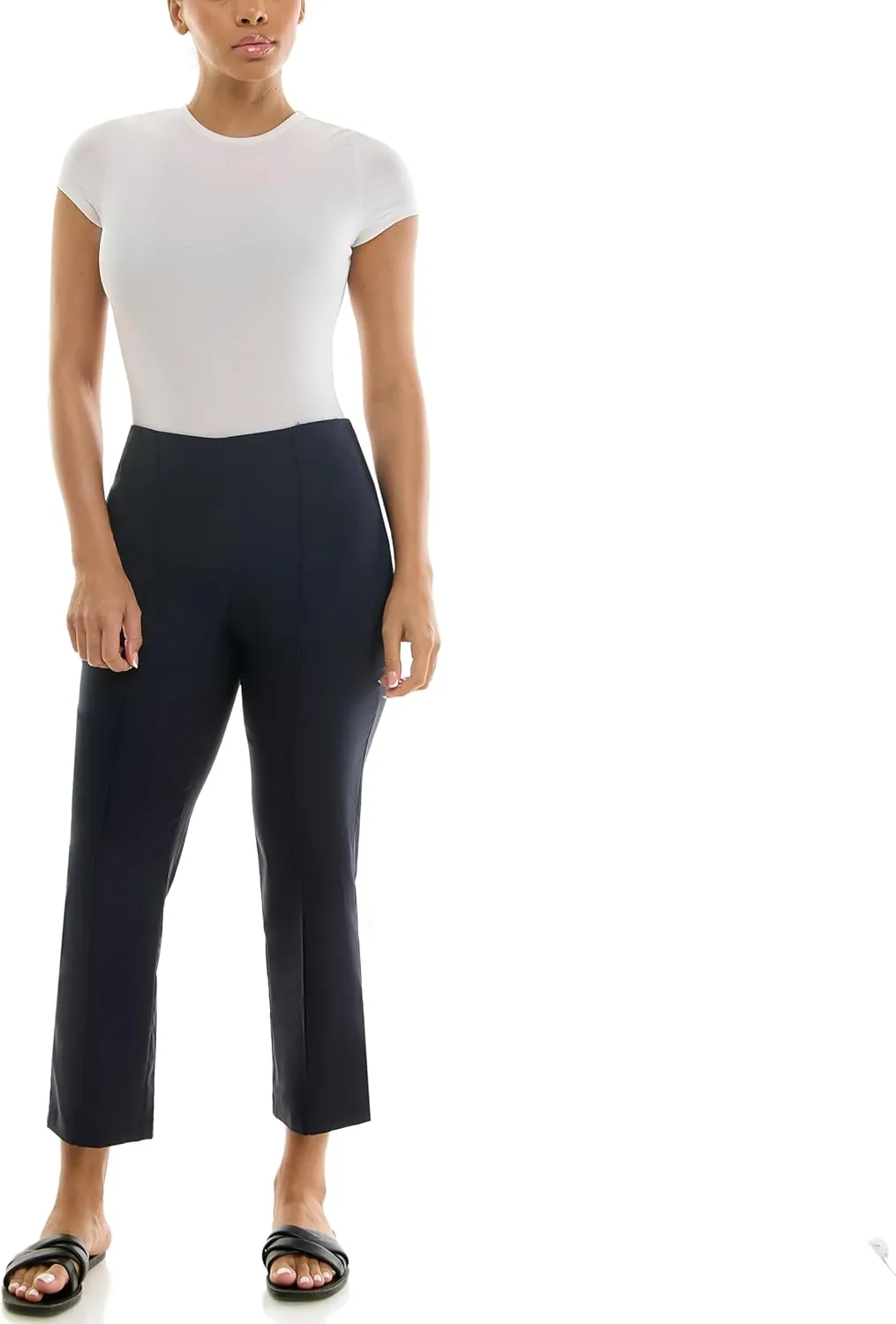 Nanette Nanette Lepore Women's Pull on Freedom Stretch Pant with Faux Pocket Detail