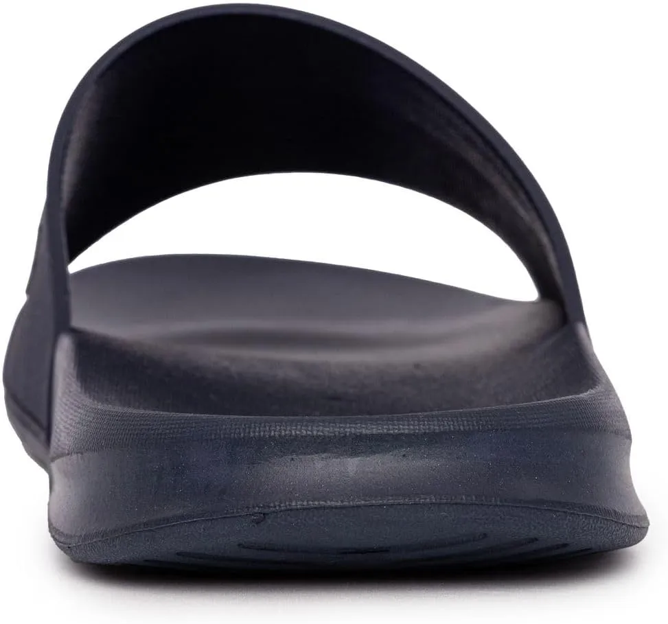 Nautica Men's Open Toe Slide Sandals - Comfortable Indoor & Outdoor Shower Slippers