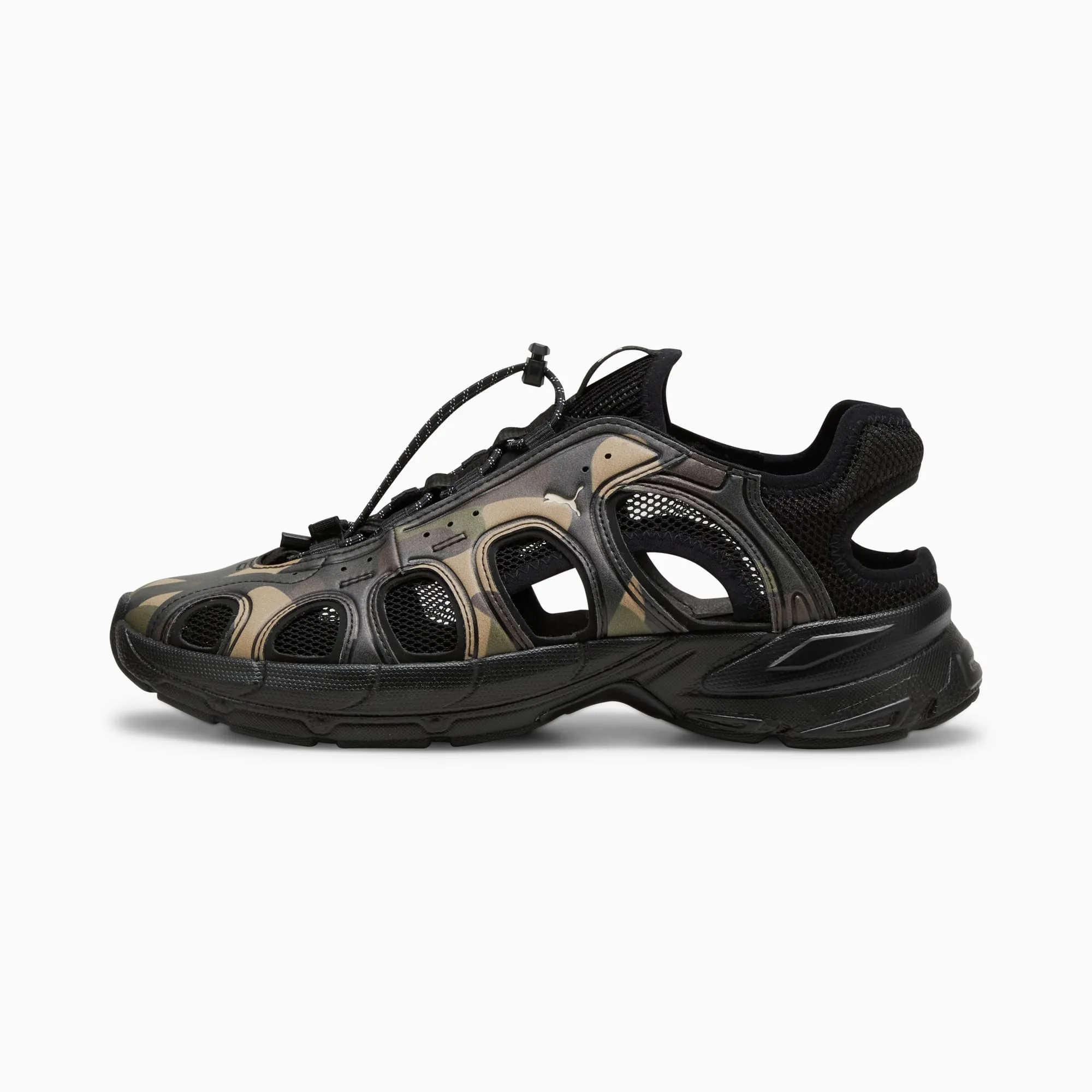 NEW Women's PUMA VELO CAMO Olive Black LEATHER Shoes AUTHENTIC IN BOX