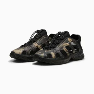 NEW Women's PUMA VELO CAMO Olive Black LEATHER Shoes AUTHENTIC IN BOX