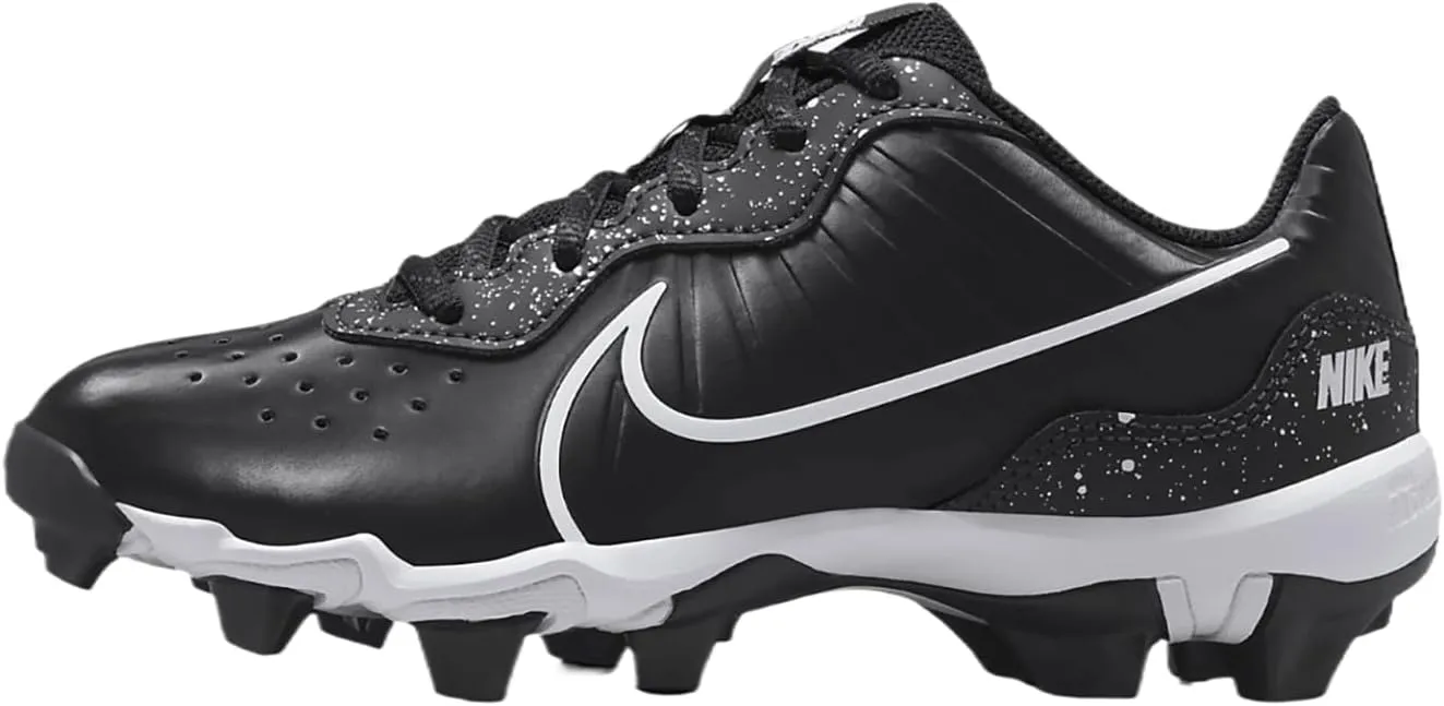 Nike Alpha Huarache 4 Keystone Boy's Rubber Molded Baseball Cleats SZ 13 Black | Dark Gray