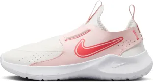 Nike Flex Runner 3 Big Kids' Road Running Shoes (FN1294-104, Summit White/Echo Pink/Magic Ember)