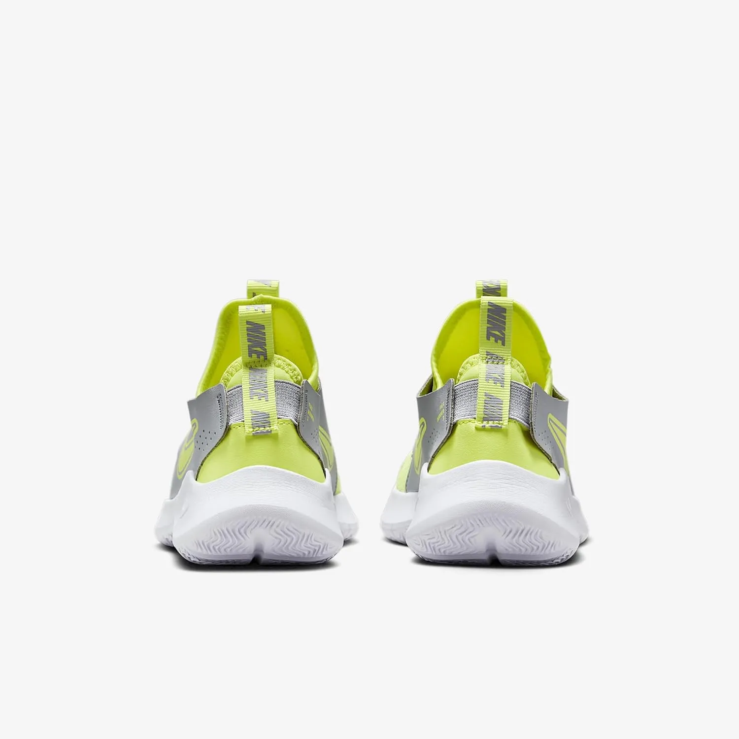Nike Flex Runner 3 Big Kids' Road Running Shoes (FN1294-105, Summit White/White/Light Lemon Twist)