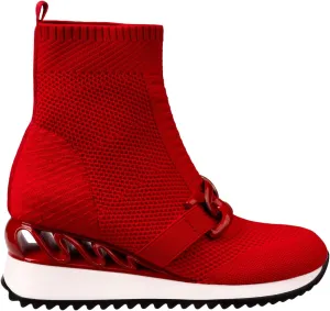 Ninety Union Brooklyn Metal Trim Wedge High Top Sneakers