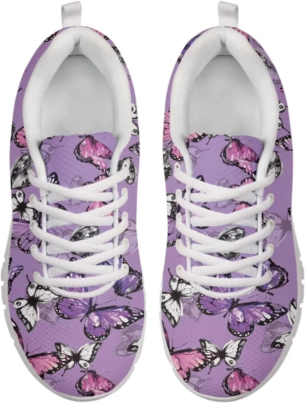 Novelty Walking Shoe Plus Size Lace Up Shoes for Women Daily Lightweight Outdoor Sneaker Soft Womens Tennis Sneakers