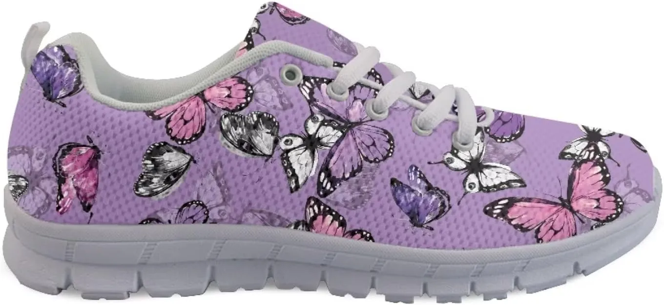 Novelty Walking Shoe Plus Size Lace Up Shoes for Women Daily Lightweight Outdoor Sneaker Soft Womens Tennis Sneakers
