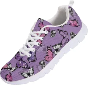 Novelty Walking Shoe Plus Size Lace Up Shoes for Women Daily Lightweight Outdoor Sneaker Soft Womens Tennis Sneakers