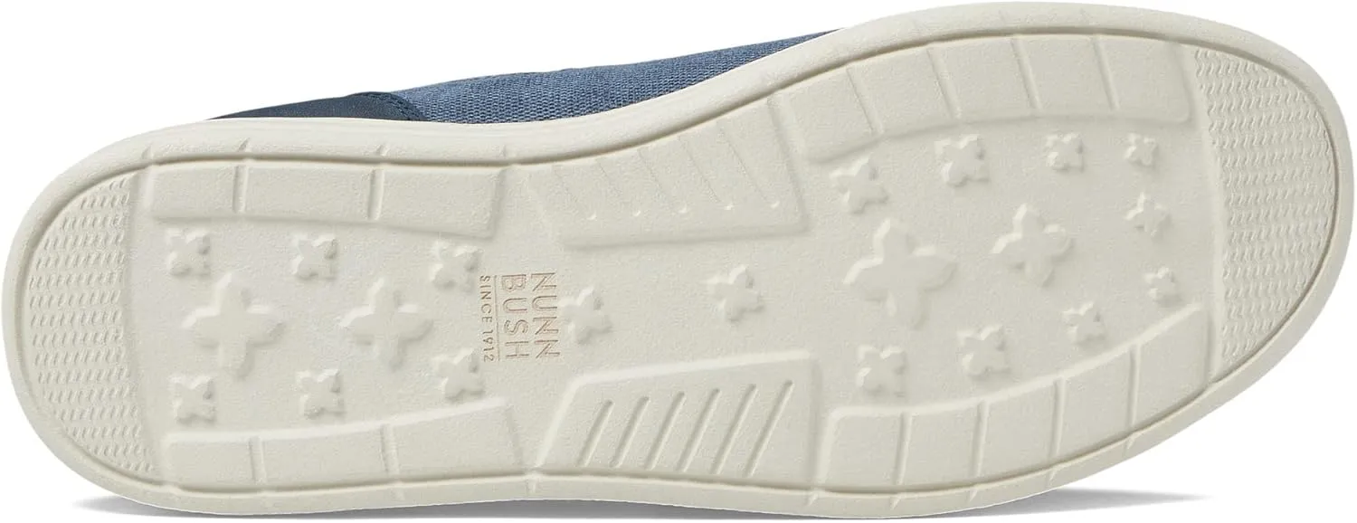 Nunn Bush Men's Brewski Canvas Moccasin Toe Slip-on Comfortable & Lightweight Loafer