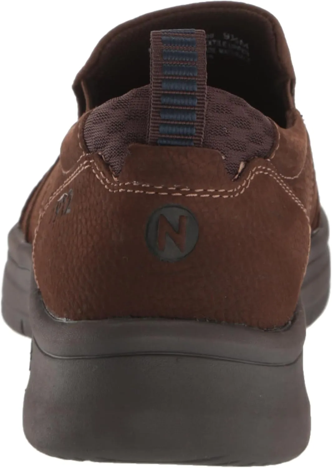 Nunn Bush Men's Mac Moccasin Toe Slip-on Lightweight Comfortable Leather Walking Shoe Loafer