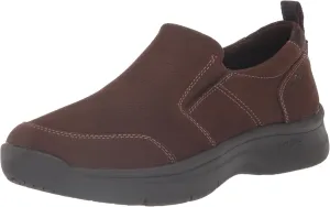Nunn Bush Men's Mac Moccasin Toe Slip-on Lightweight Comfortable Leather Walking Shoe Loafer