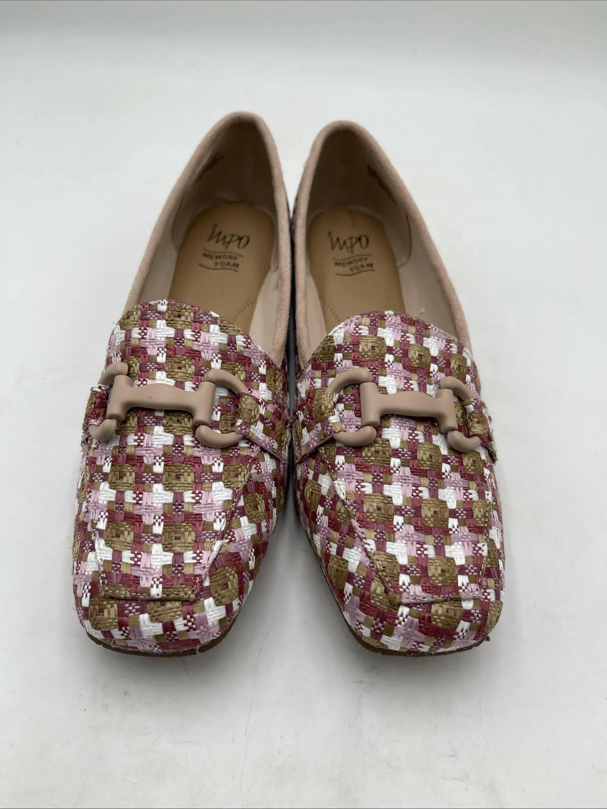 NWB Impo Brenna Loafer Women's Spice Maroon/Tan/White Size 9M