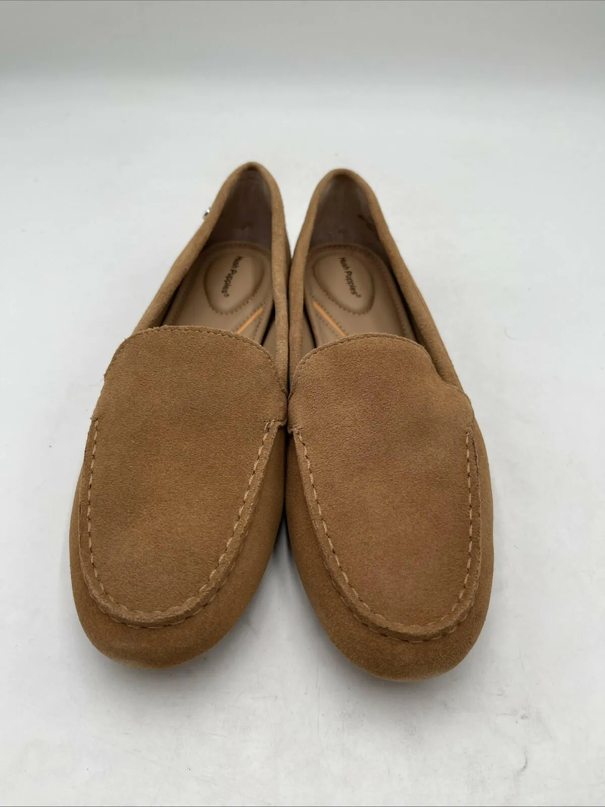 NWOB Hush Puppies Women's Ozzie Driving Loafers Brown Size 9M - Like New
