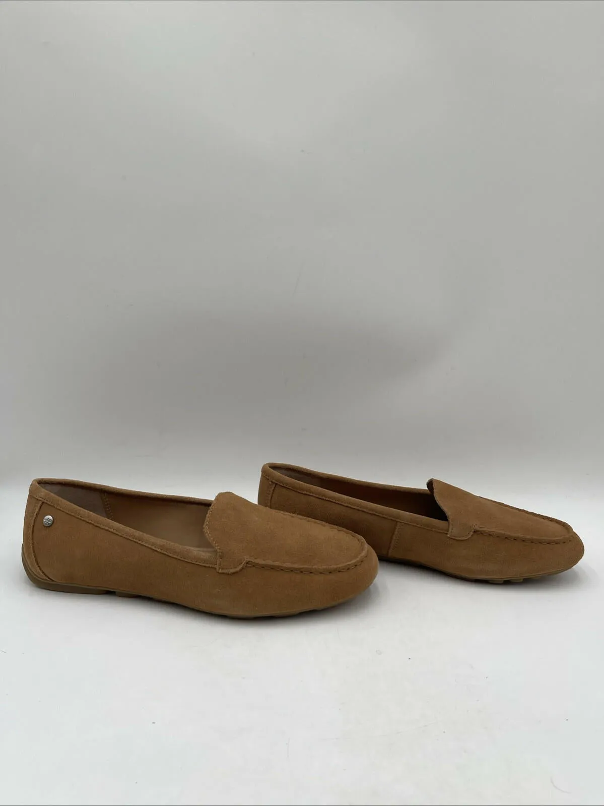 NWOB Hush Puppies Women's Ozzie Driving Loafers Brown Size 9M - Like New