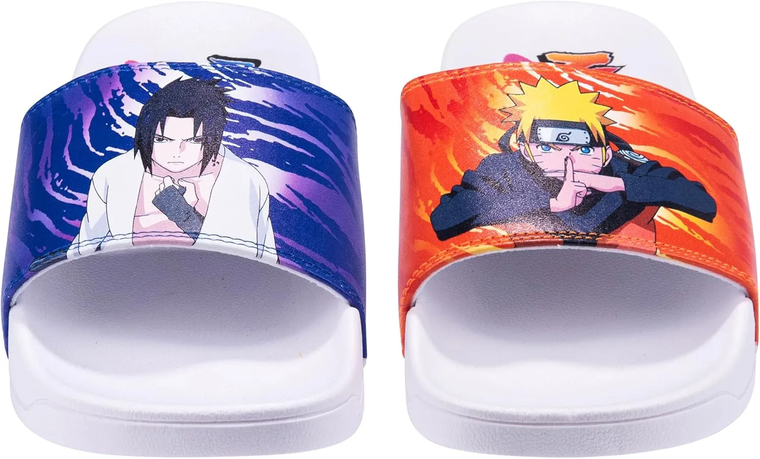Odd Sox, Slide, Slip On Sandal, Naruto x Sasuke, Soft, Comfortable, Unisex