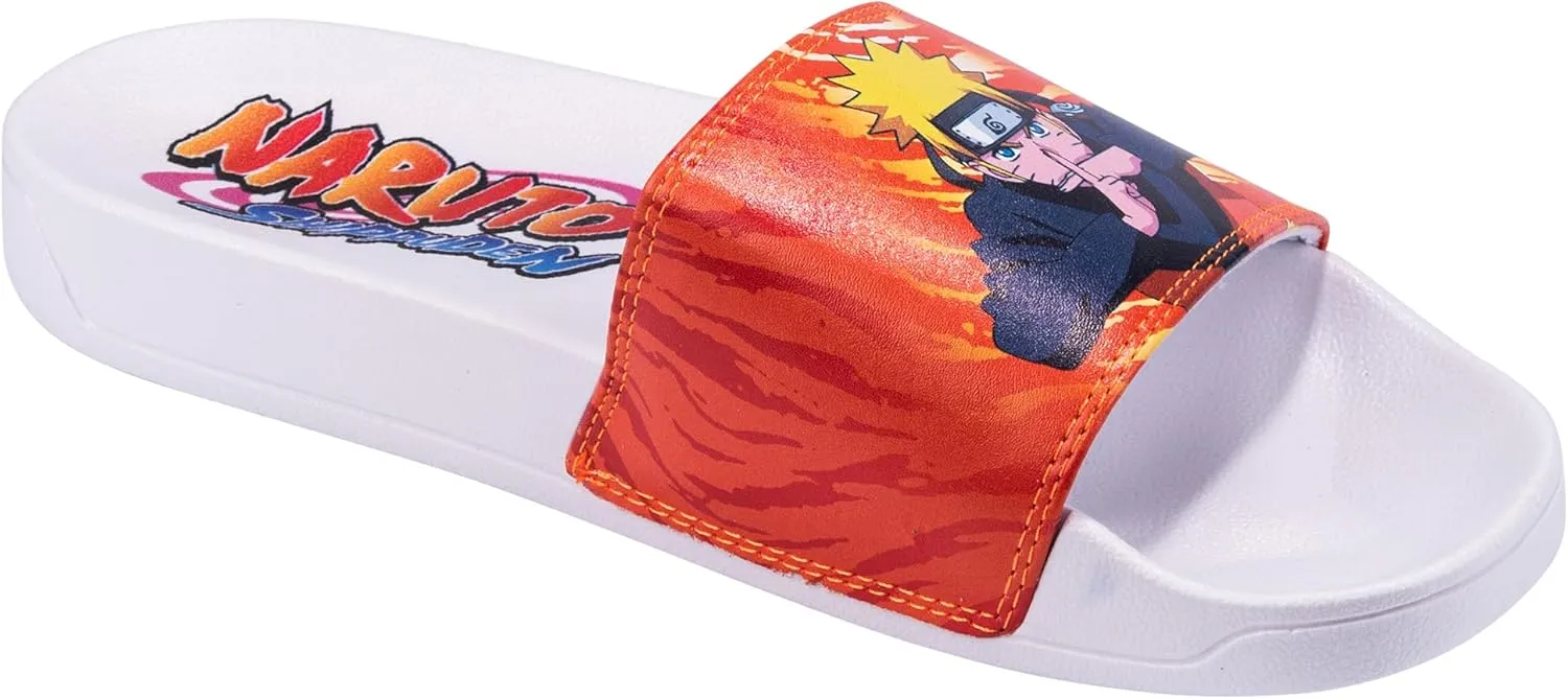 Odd Sox, Slide, Slip On Sandal, Naruto x Sasuke, Soft, Comfortable, Unisex