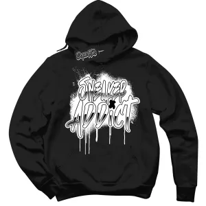 Off Noir Toe 1s Sneaker Hoodie Sneaker Addict Graphic