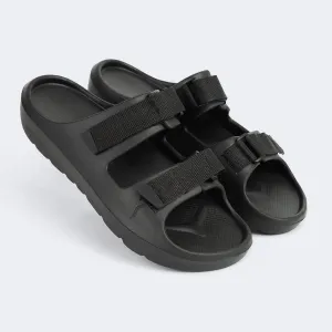 Oil And Gaz Comfortable Men Beach Slide Black