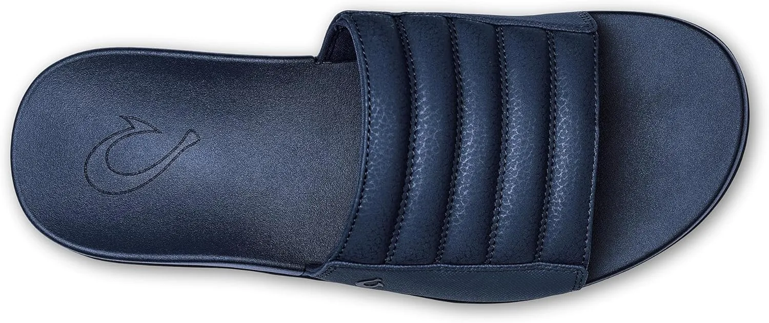 OLUKAI Maha 'Olu Men's Slide Sandal, Water-Friendly Shoe, All-Day Wear & Ultra-Soft Comfort Fit