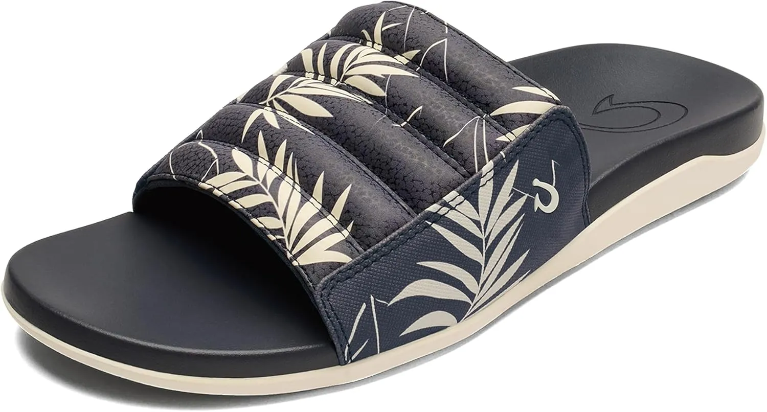 OLUKAI Maha 'Olu Men's Slide Sandal, Water-Friendly Shoe, All-Day Wear & Ultra-Soft Comfort Fit