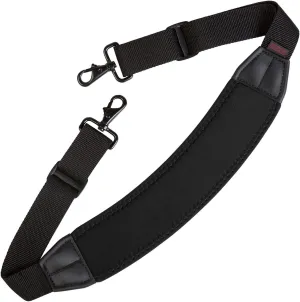 OP/TECH USA SOS Curve Padded Shoulder Strap - Made in USA - Adjustable Replacement for Crossbody, Laptop, Messenger & Duffel Bags - Black
