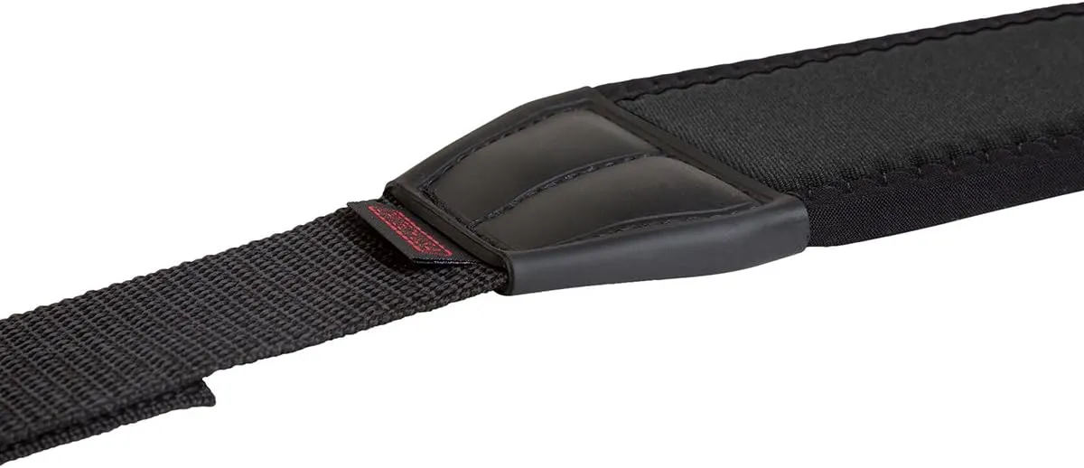 OP/TECH USA SOS Curve Padded Shoulder Strap - Made in USA - Adjustable Replacement for Crossbody, Laptop, Messenger & Duffel Bags - Black