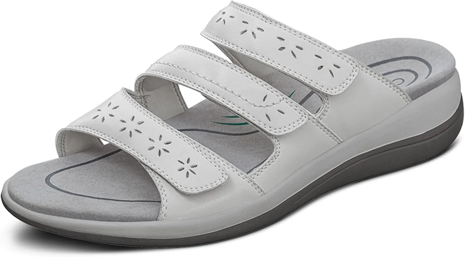 Orthofeet Women's Orthopedic Stretchable Slide Sahara Sandals