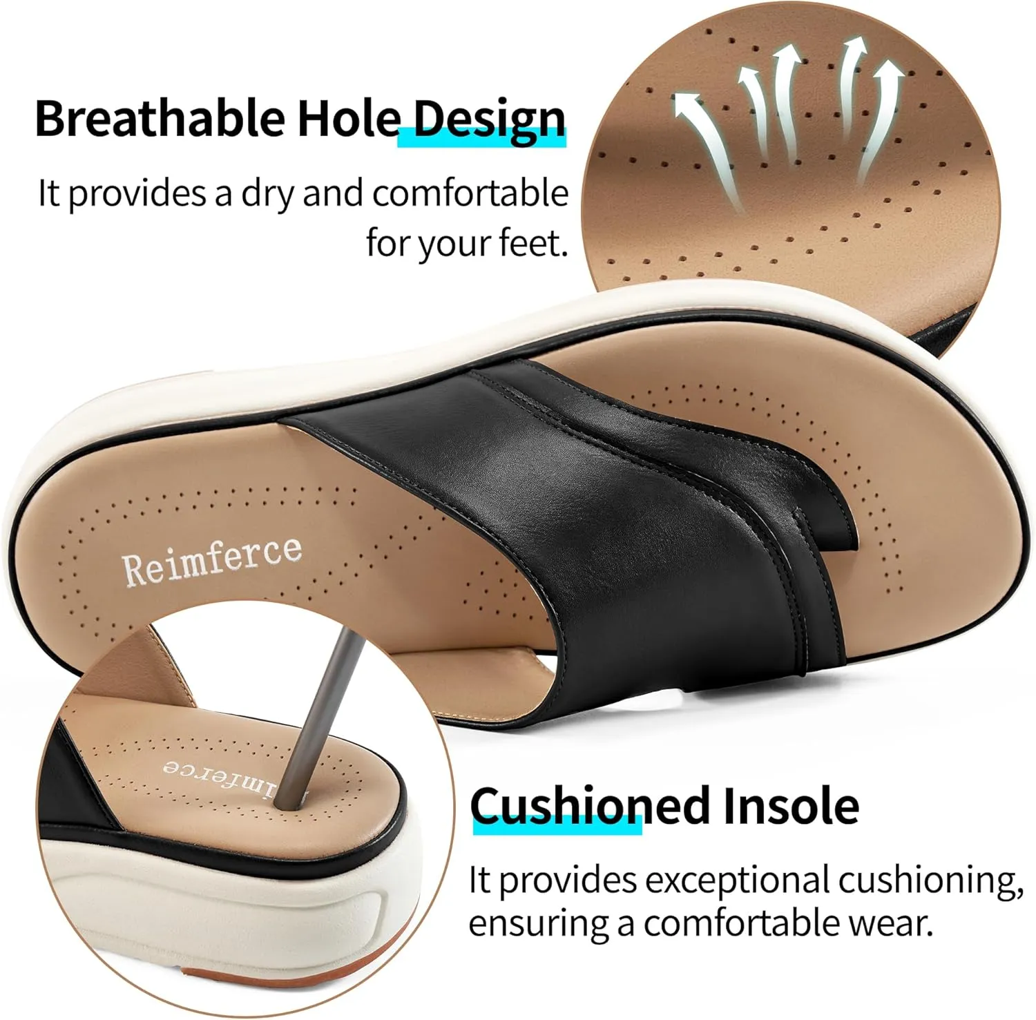 Orthopedic Sandals for Women Outdoor: Dressy Comfort Slides Womens Fashion - Casual Platform Ladies Walking Sandal