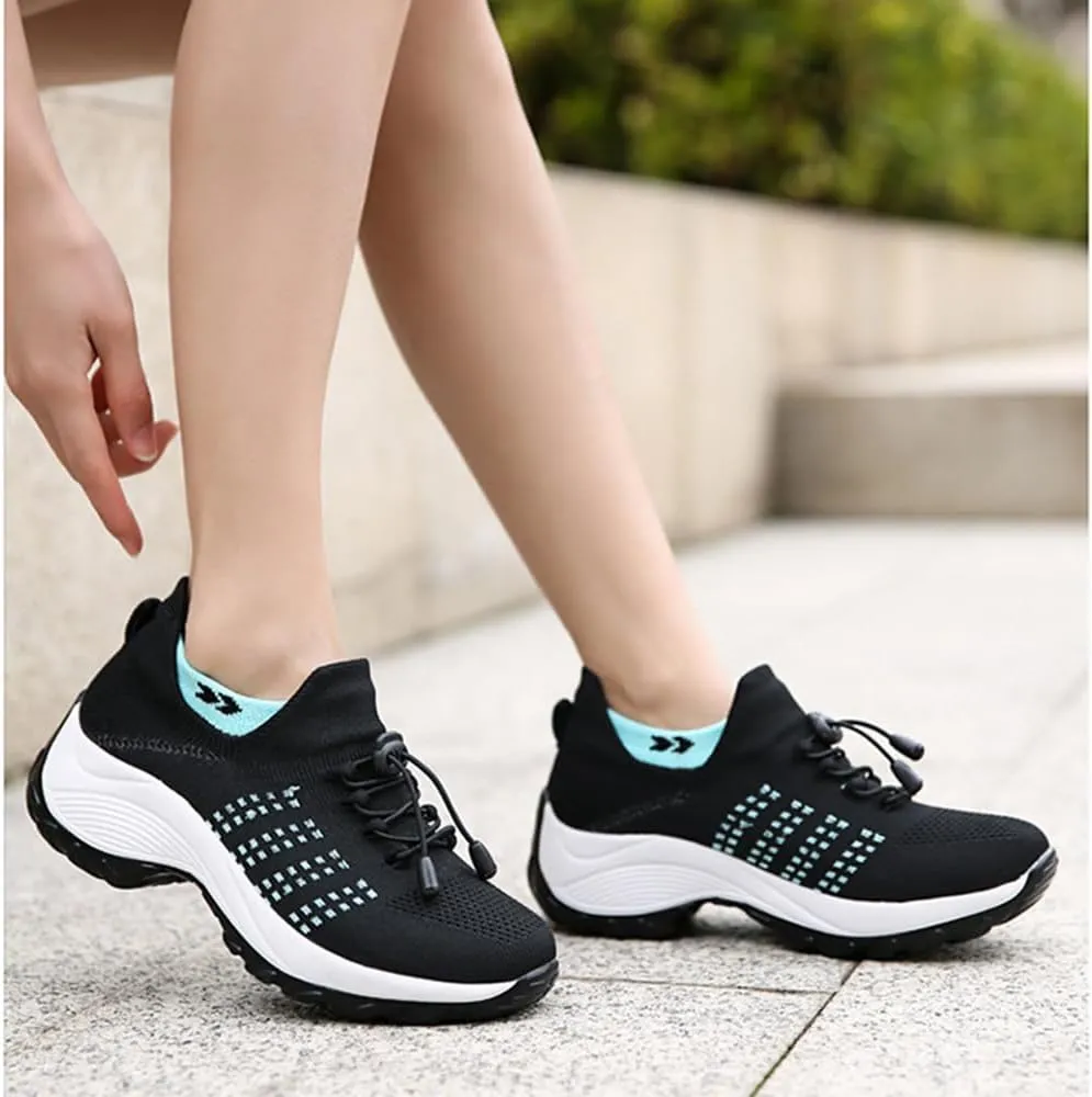 Orthopedic Sneakers for Women Breathable Slip on Trainers Women's Comfortable Casual Athletic Walking Shoes