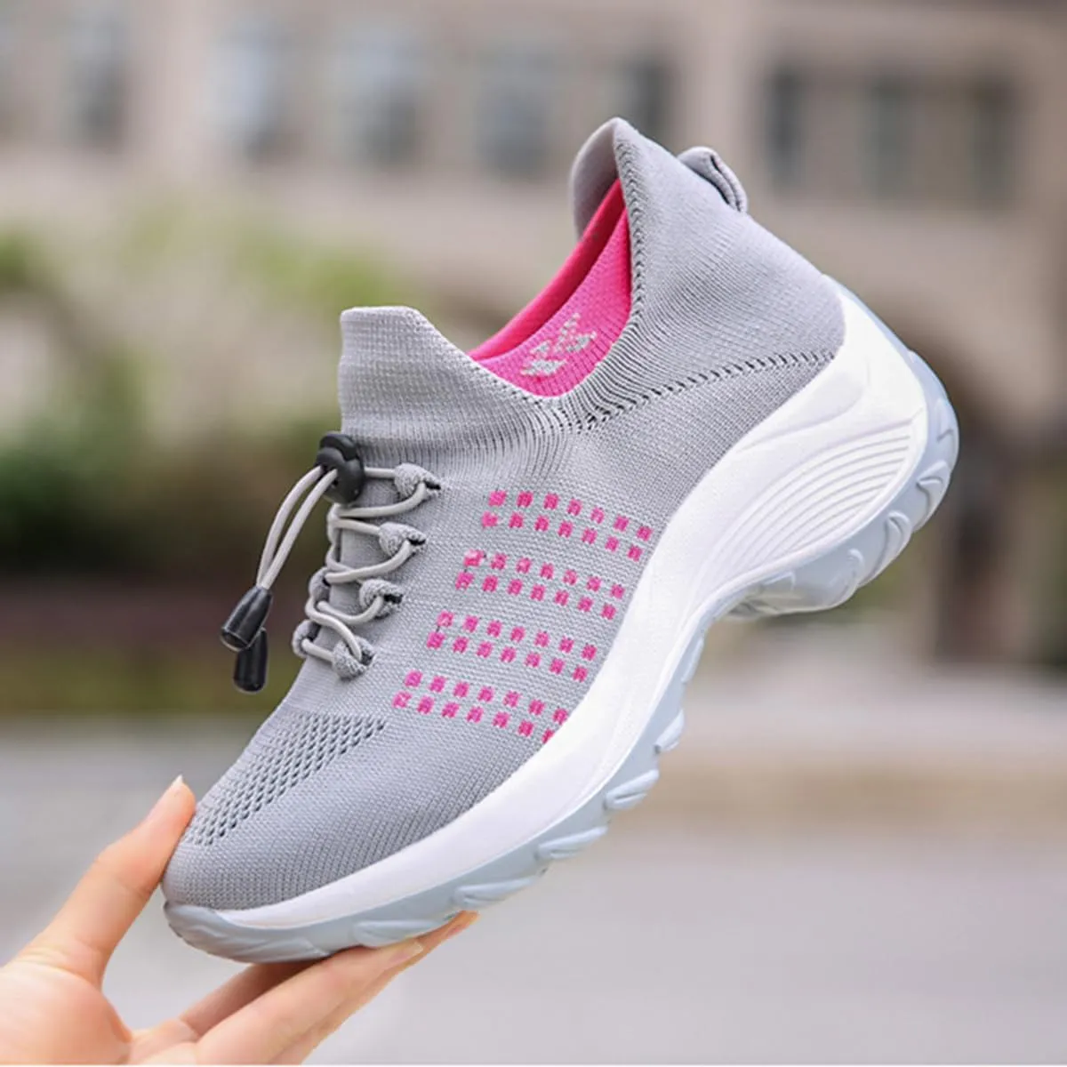 Orthopedic Sneakers for Women Breathable Slip on Trainers Women's Comfortable Casual Athletic Walking Shoes