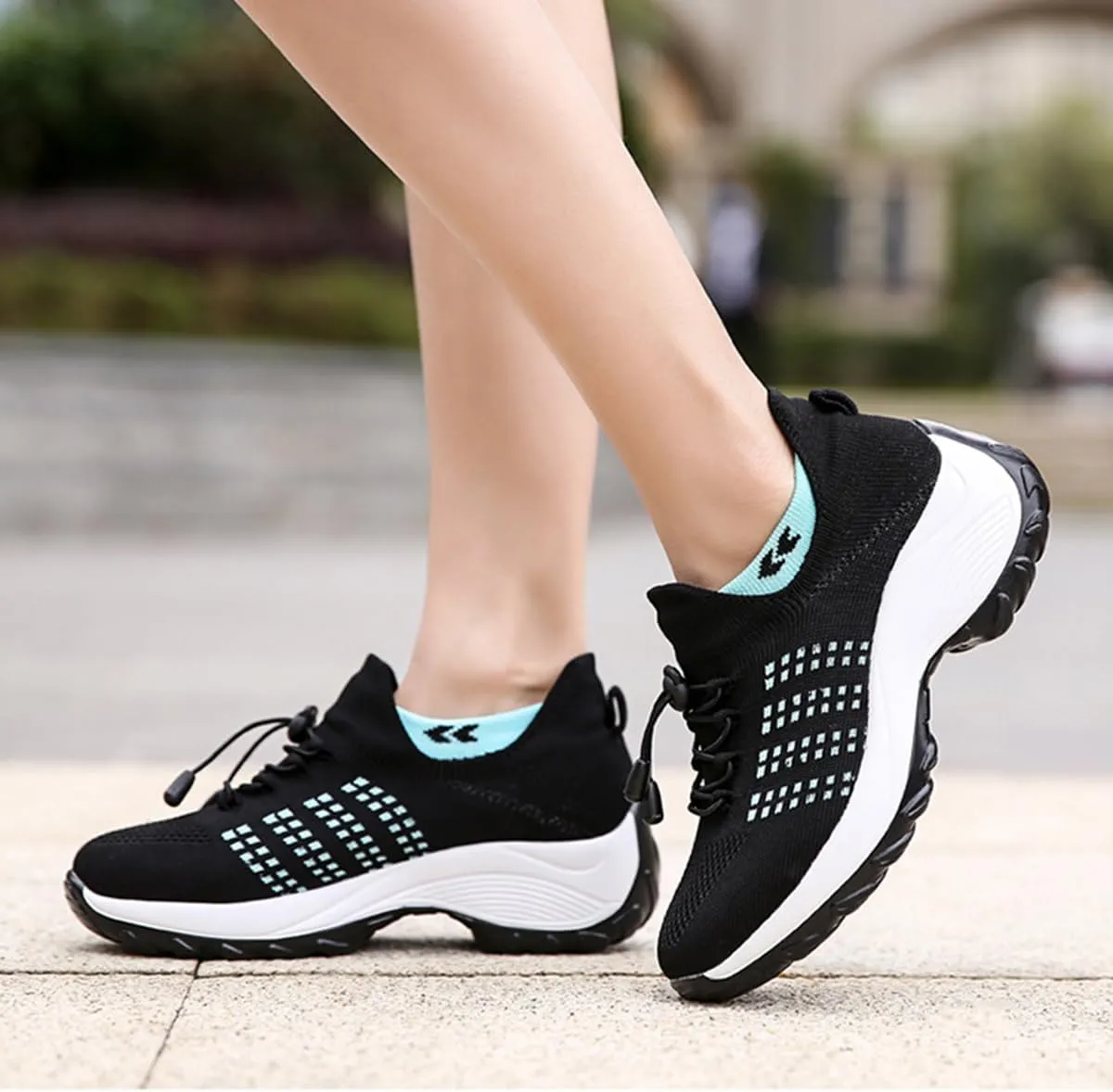 Orthopedic Sneakers for Women Breathable Slip on Trainers Women's Comfortable Casual Athletic Walking Shoes