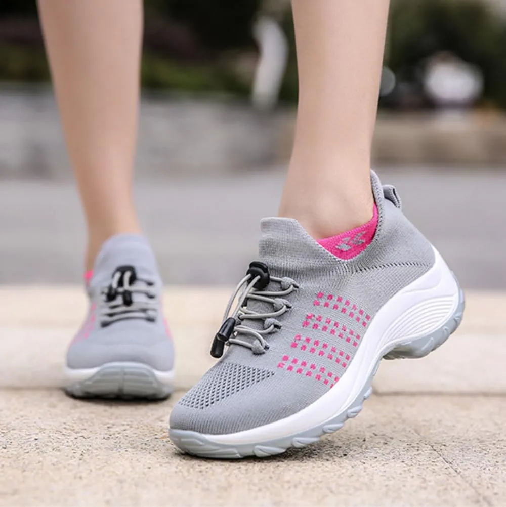 Orthopedic Sneakers for Women Breathable Slip on Trainers Women's Comfortable Casual Athletic Walking Shoes