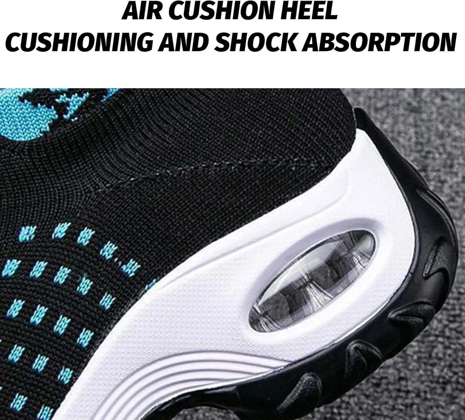 Orthopedic Sneakers for Women Plantar Fasciitis Women Walking Shoes Sock Sneakers Casual Knit Mesh Slip On Sock Sneaker Comfort Air Cushion Athletic Shoes