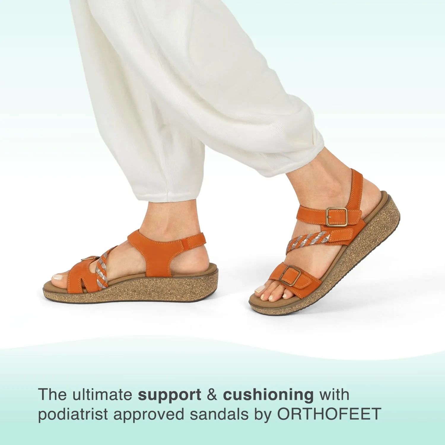 Orthopedic Women's Orthopedic Leather Chloe Sandals