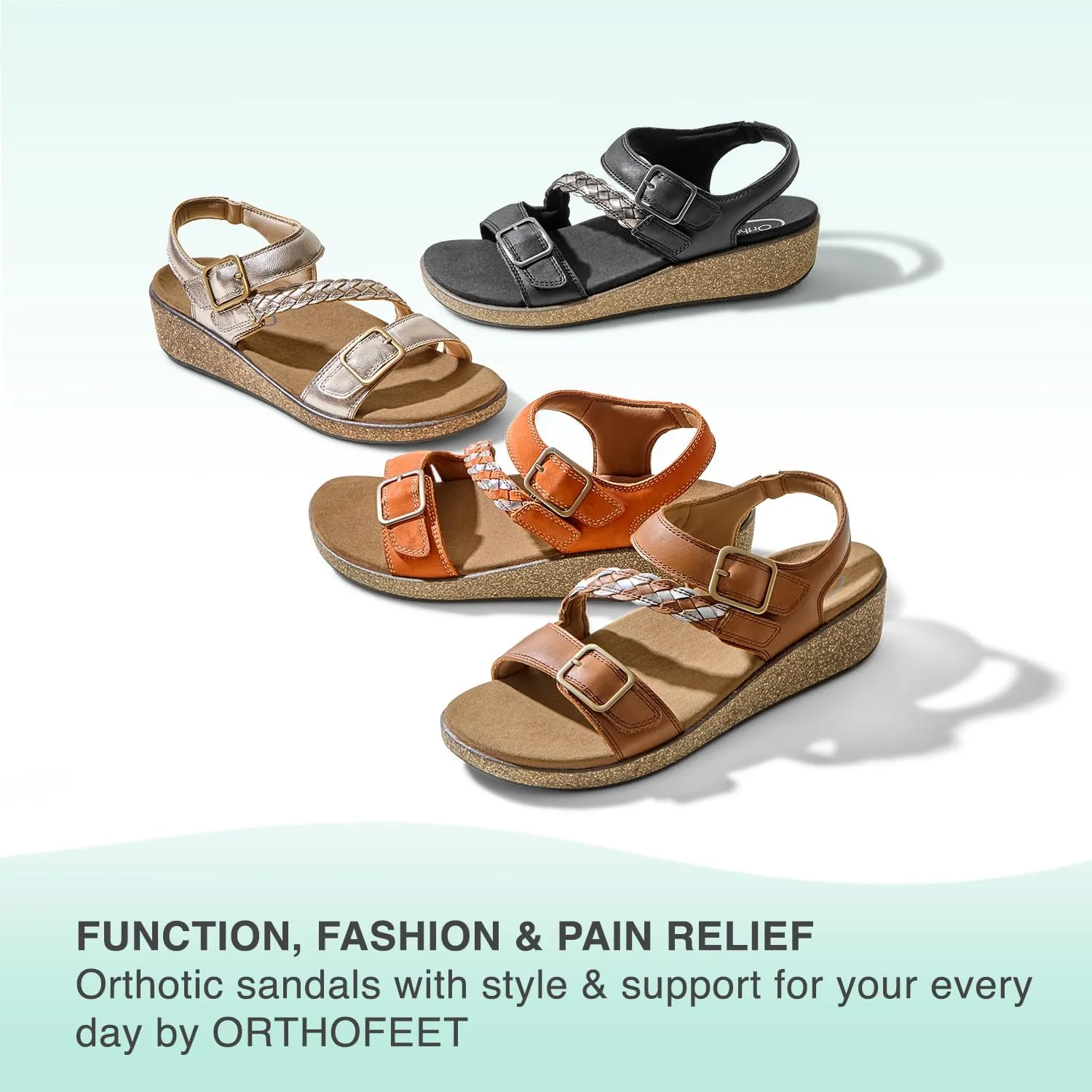 Orthopedic Women's Orthopedic Leather Chloe Sandals
