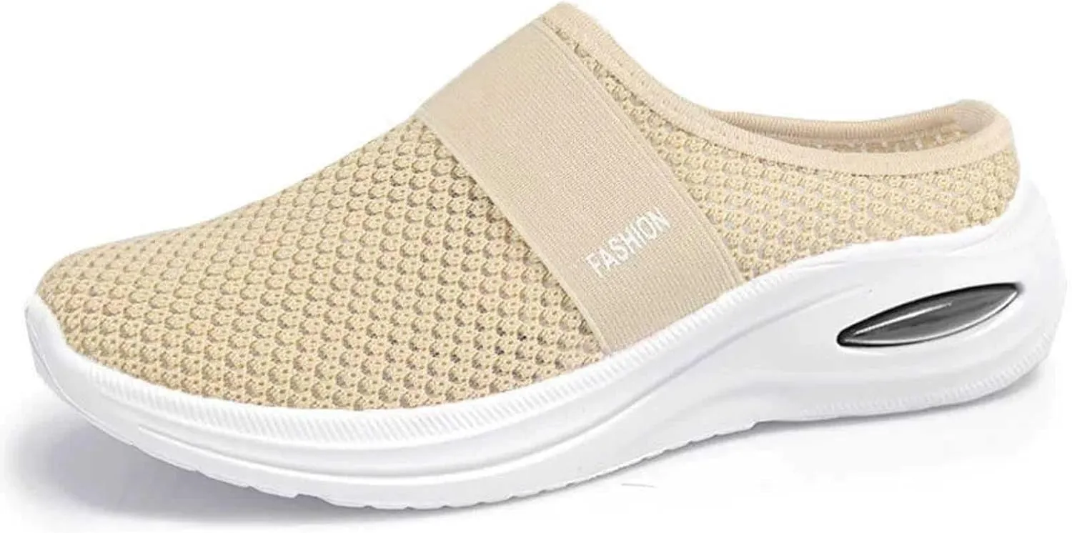 Orthotic Sandals For Women Platform Women's Mesh Shoes Summer Slip-On Breathable Comfortable House Bedroom Slipper