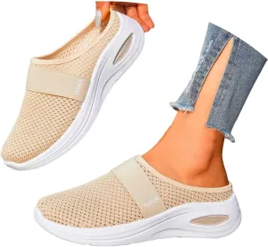 Orthotic Sandals For Women Platform Women's Mesh Shoes Summer Slip-On Breathable Comfortable House Bedroom Slipper