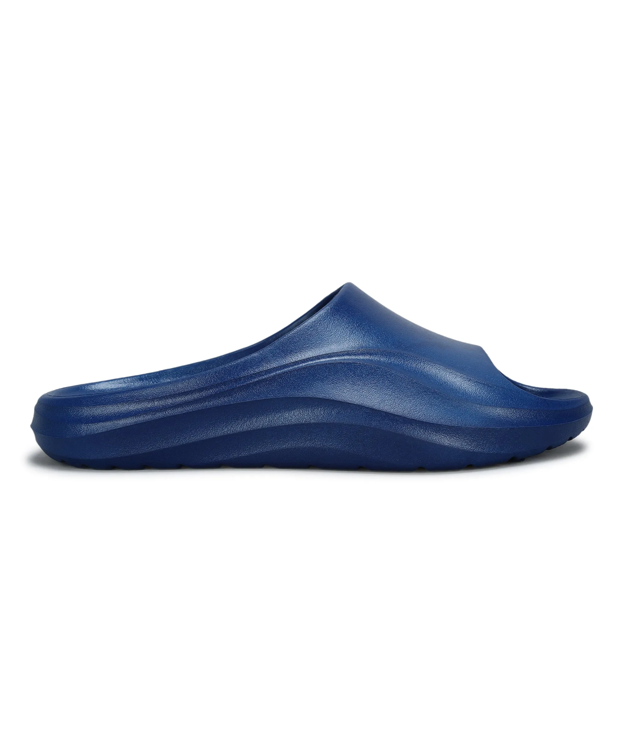 Paragon EVK10926G Men's Waterproof Blue Sliders with Comfortable Sole