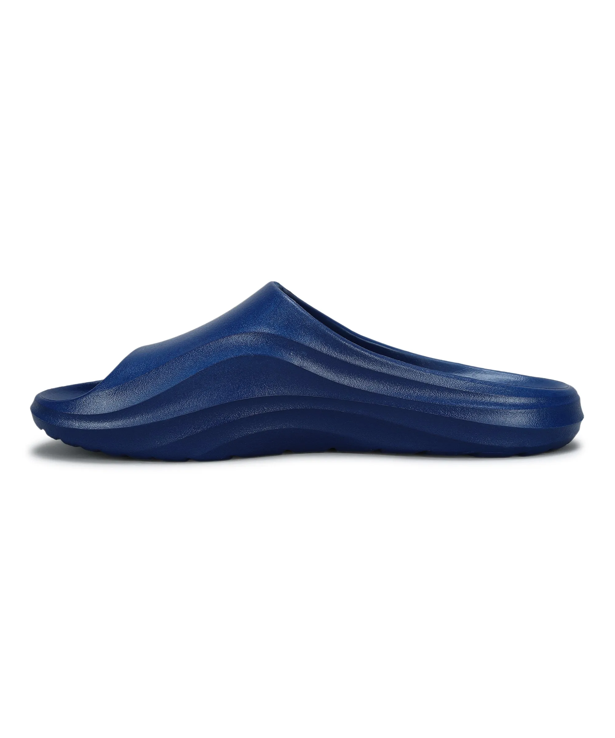 Paragon EVK10926G Men's Waterproof Blue Sliders with Comfortable Sole