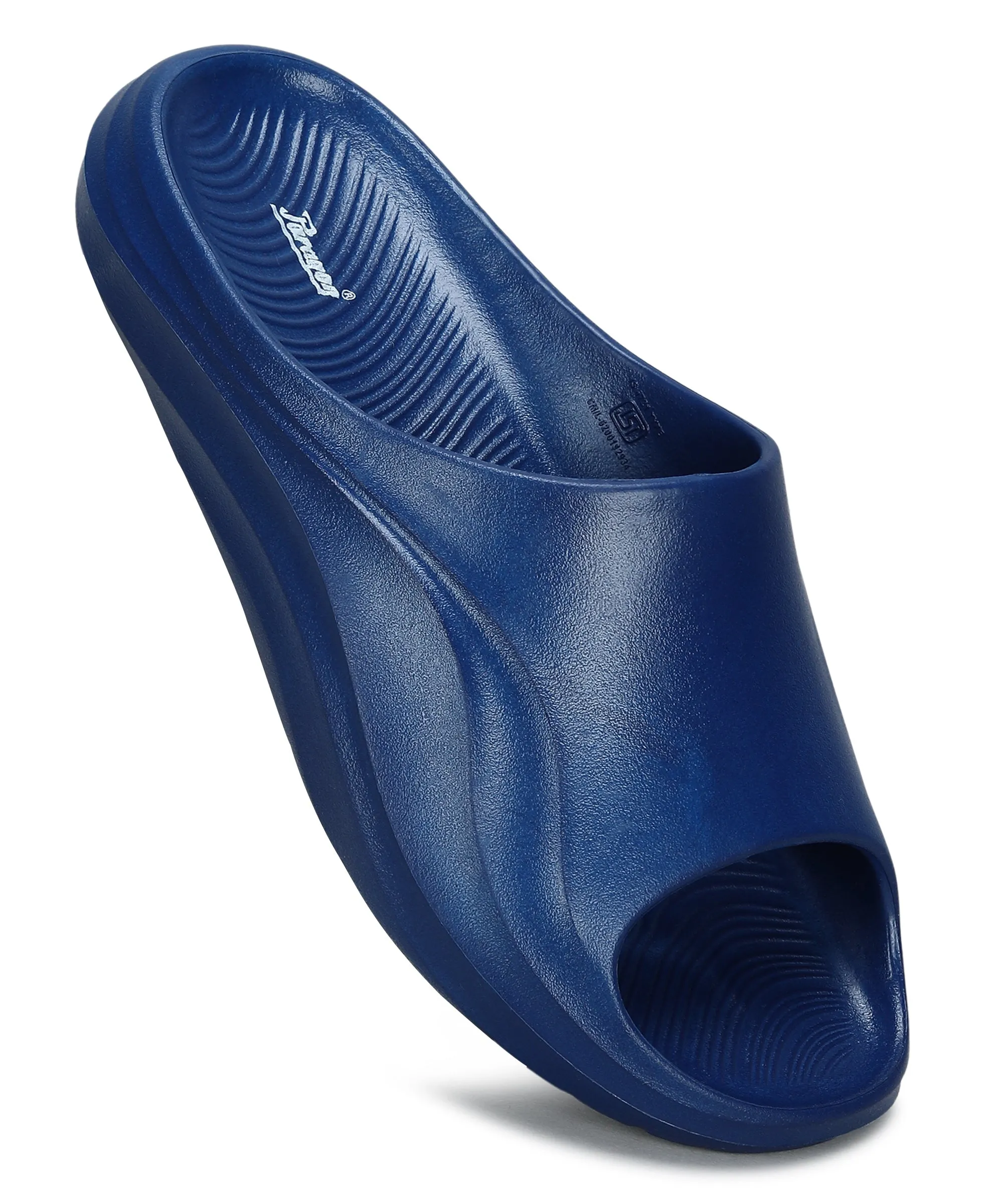 Paragon EVK10926G Men's Waterproof Blue Sliders with Comfortable Sole