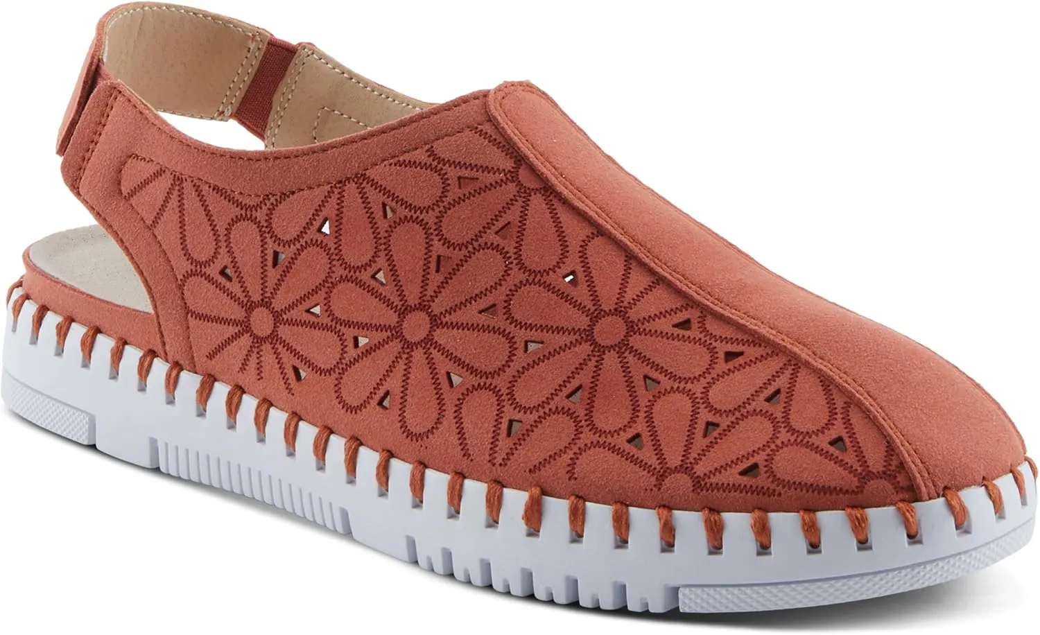 PATRIZIA Women's UNOR Slip-On Closed-Toe Slingback Shoes - Comfortable Microsuede Upper, Removable Leather Insole, 1-Inch Heel