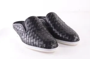 Pelle Line Exclusive 5111 Woven Slide-Black