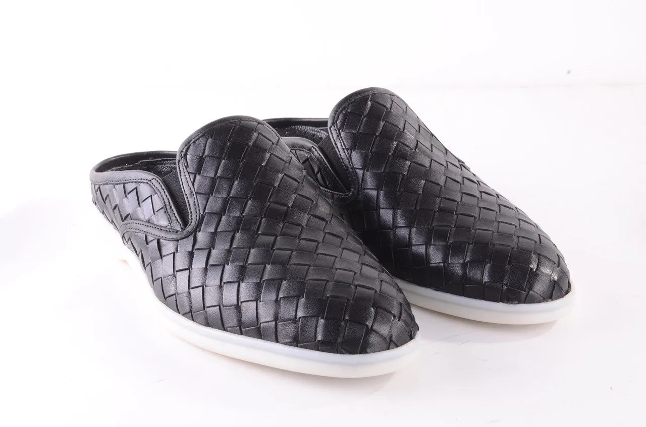 Pelle Line Exclusive 5111 Woven Slide-Black