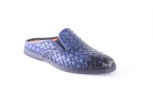 Pelle Line Exclusive 5111 Woven Slide-Navy