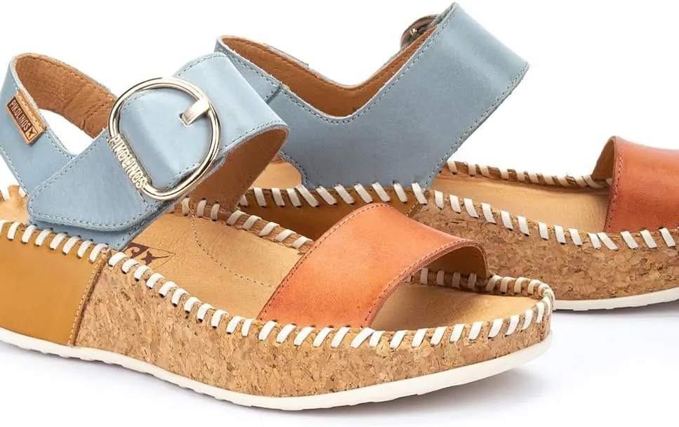 PIKOLINOS Wedge Sandals Leather Marina for Woman