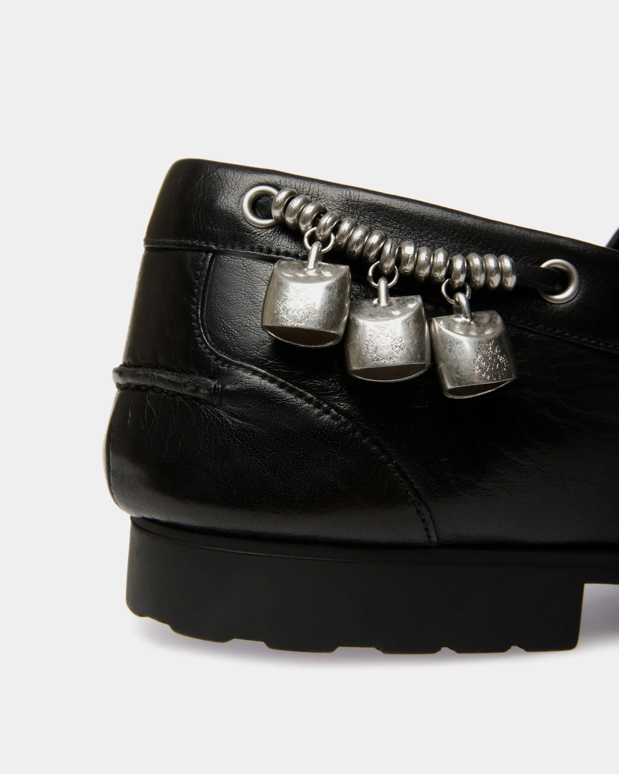 Plume Loafer In Black Leather