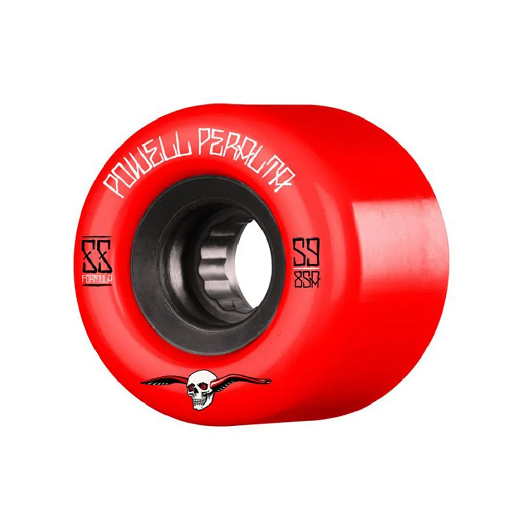 POWELL PERALTA | SSF G SLIDES SKATEBOARD WHEELS. RED / 59MM X 85A