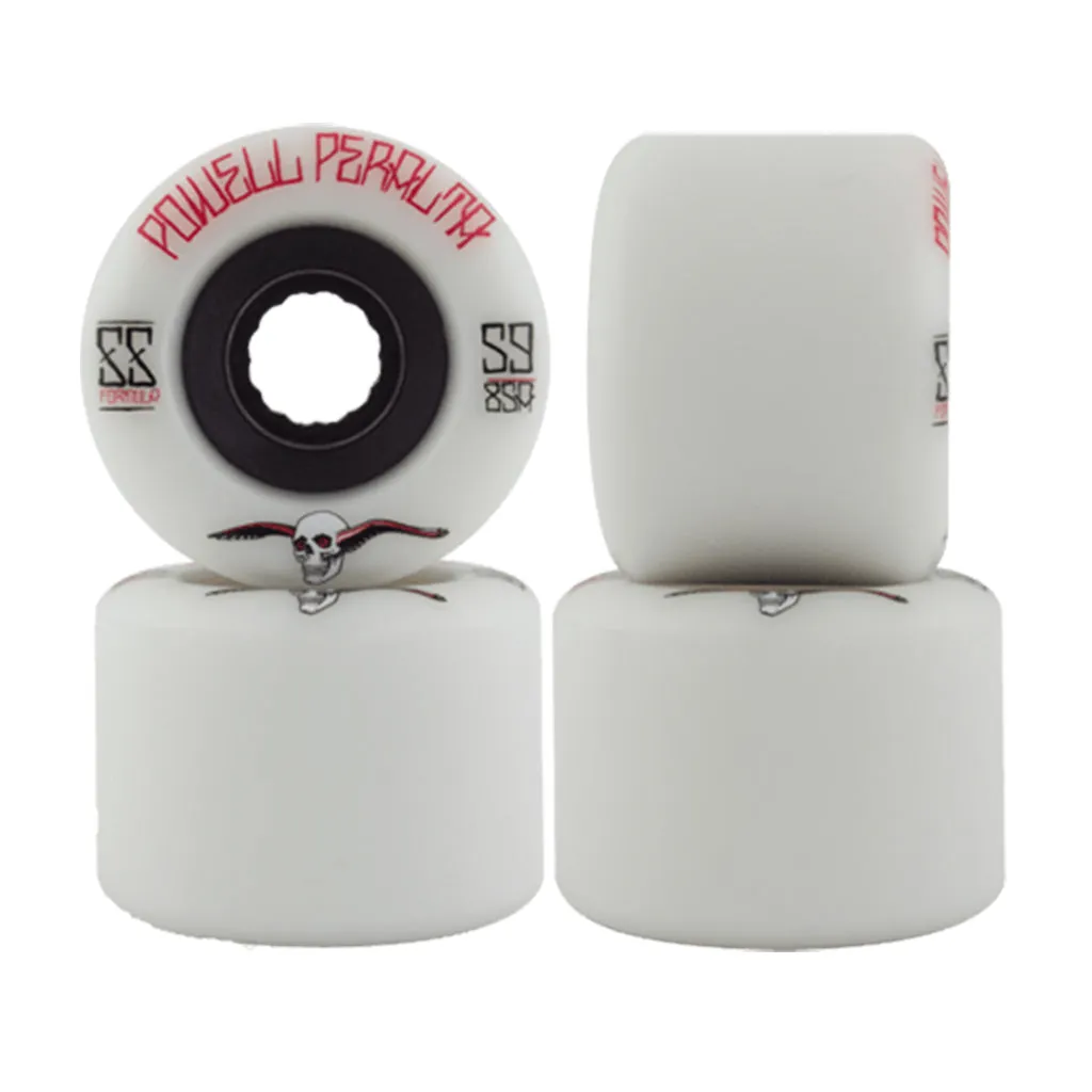 POWELL PERALTA | SSF G SLIDES SKATEBOARD WHEELS. WHITE / 59MM X 85A